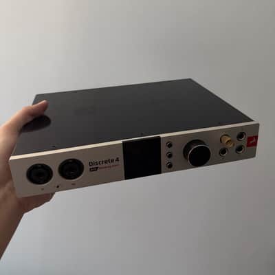Antelope Audio Discrete 4 Pro Synergy Core 14x20 Thunderbolt USB Interface 2022 - Present - Silver