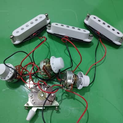 PRS Silver Sky Pickup Set SE 635JM-S Complete Wiring Harness Guitar Fender Stratocaster