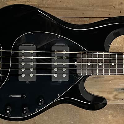 Ernie Ball Music Man StingRay 5 HH with Rosewood Fretboard 1999 - 2018 - Black