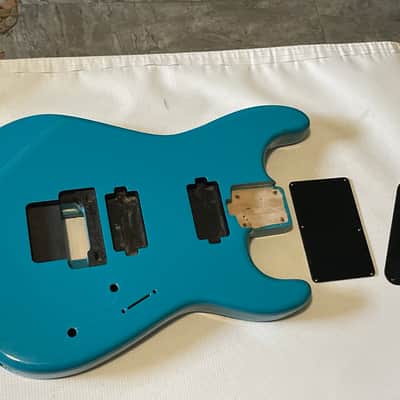 2022 Charvel Mexico Pro Mod 2H Miami Blue Guitar Body Floyd Ready