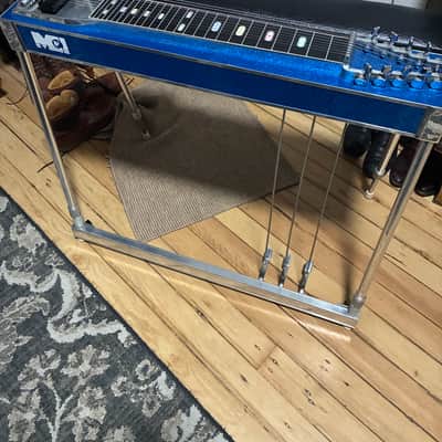 MCI SD10 Blue Sparkle 3X5 Pedal Steel Guitar