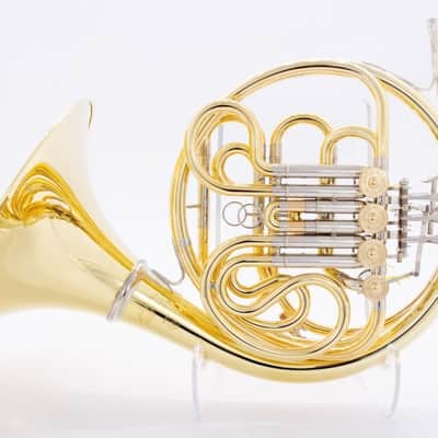 Yamaha YHR-871DU - F/Bb Double French Horn - Yellow Brass - Detachable Bell - Unlacquered Finish