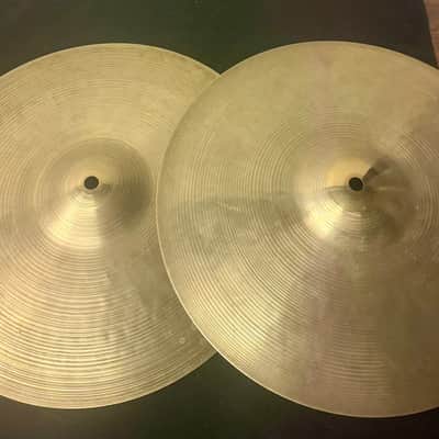 Zildjian 14" A. Zildjian '70s Stamp Hi-Hat Cymbals (Pair) 1970s - Traditional