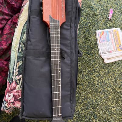 USA-made Wright Guitars Soloette Travel Guitar - Compact - Play with headphones!