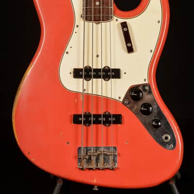Fender Jazz Bass 1966 Fiesta Red w. OHSC