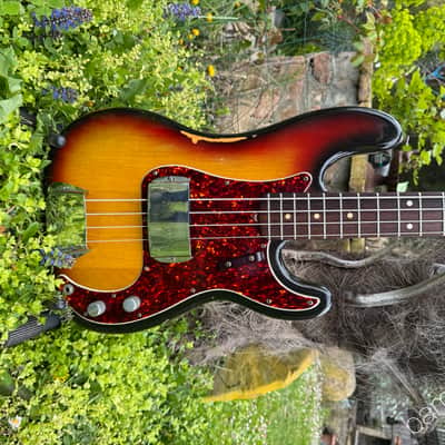 1972 Fender Precision Bass - Sunburst with Dark Rosewood Fretboard - OHSC