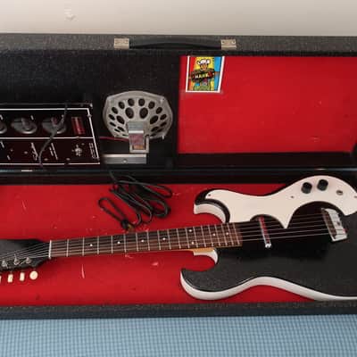 Vintage 1960 Silvertone Danelectro 1448 Black Electric Guitar Amp In Case Good Condition Early Example Cleanest On Reverb Wow