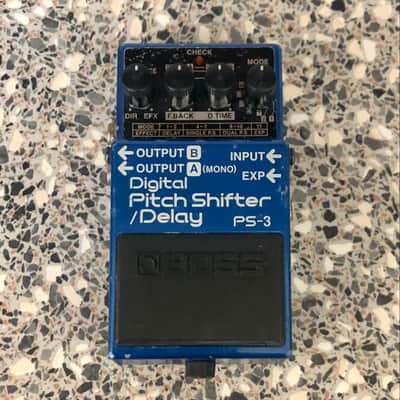 Boss PS-3 Digital Pitch Shifter/Delay (Pink or Dark Gray Label) 1994 - 1999 - Blue