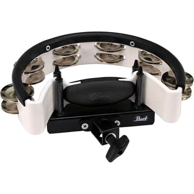 Pearl Quickmount Tambourine with Premium Steel Jingles Regular