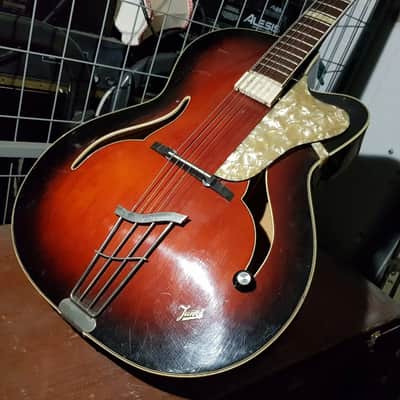 50's JUWEL JAZZ GUITAR - CHUNKY NECK - SCHALLER PICKUP