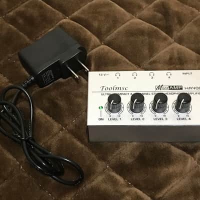 Audio Mixer 4ch Compact Lightweight MicroAMP HA-400 Free Shipping