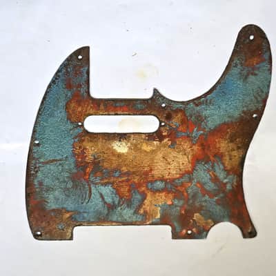 stratocaster pickguard - Steel rust ultra blue red color