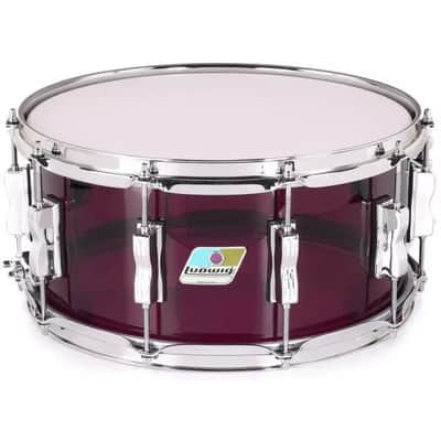 Ludwig 6.5 x 14-Inch Vistalite Snare Drum - Purple Acrylic
