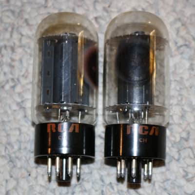 Vintage Original 1960s RCA 6L6 Tubes - From Fender Amp - No Tariffs