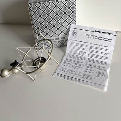 Neumann EA 1 Shockmount for TLM 103, M 147, and TLM 193, TLM49 - Nickel w/ ORIGINAL BOX