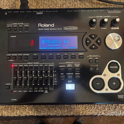 Roland TD-30 Drum Sound Module with mount TD 30 50 machine