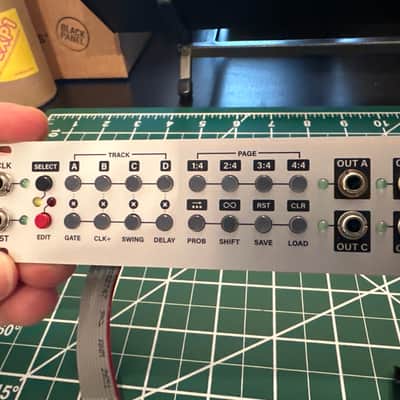 Intellijel Steppy 1U 4-Track 64-Step Step Sequencer Eurorack Synth Module 2018 - Present - White