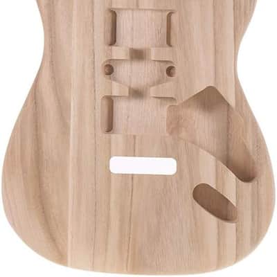 Stratocaster Style Guitar Body Candlenut