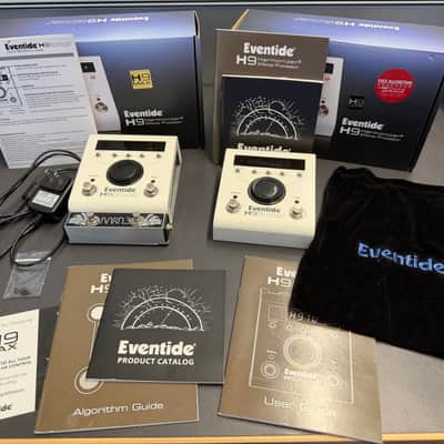 Eventide H9 Max + H9 Core + Barn3 OX9 aux footswitch
