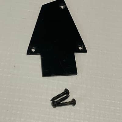1990's Korean Ibanez RG & S Series Electric Guitar Black Truss Rod Cover 1 Ply