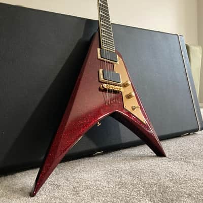 ESP LTD KH-V Kirk Hammett Signature 2023 - Present - Red Sparkle