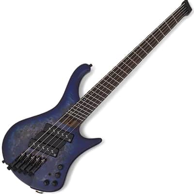 Ibanez EHB1505MS Headless 5 String Bass Pacific Blue Burst Flat B-Stock