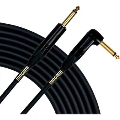 Mogami Gold Instrument-18R Premium Guitar Cable w/Straight to Right Angle Plugs