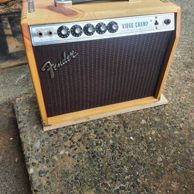 1978 Fender Vibro Champ 1x10, custom pine cabinet