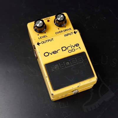 Boss OD-1 Over Drive Silver Screw w/ original rare op-amp