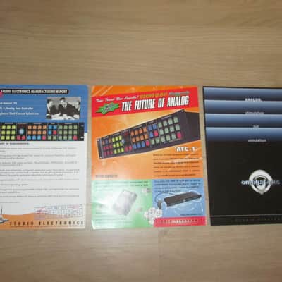 Studio Electronics ATC-1 Original Brochure's + Omega Series Original Catalog - Synthesizer Catalog/Brochure