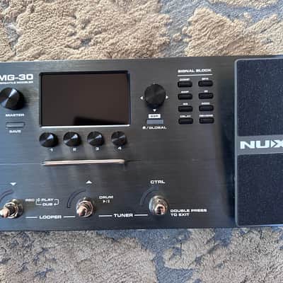 NuX MG-30 Versatile Modeling Guitar Processor 2021 - Black