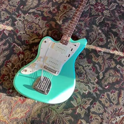 2019 Fender MIJ Jazzmaster – Surf Green w/ Matching Headstock – Upgraded