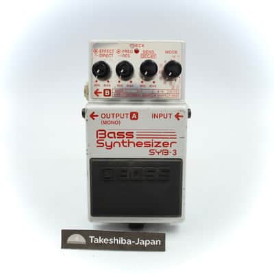 Boss SYB-3 Bass Synthesizer Pink Label Guitar Effect Pedal ZJ26696