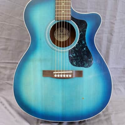Guild Westerly Collection OM-240CE 2022 - Dark Blue Burst