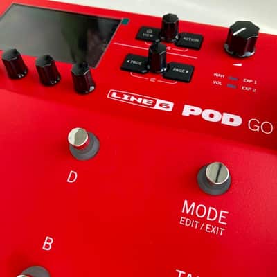 Line 6 POD Go Limited Edition Red
