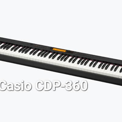 Casio CDP-360 digital piano keyboard 2026 - Black