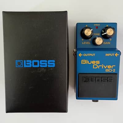Boss BD-2 Blues Driver (Silver Label) 1995 - Present - Blue