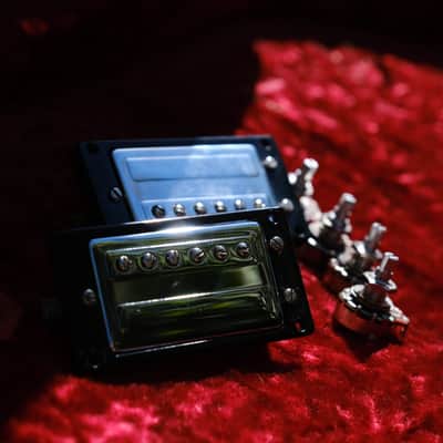 NOS - 70s - Guild HB-1 matched Pair with pots, rings, screws and springs.