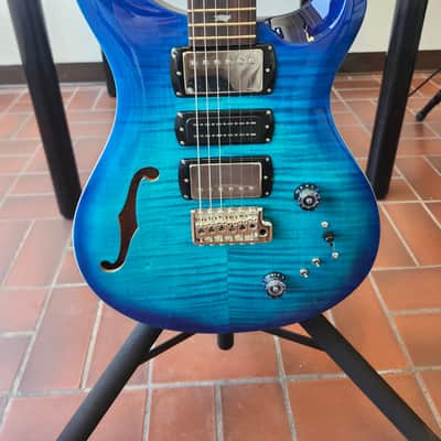 New PRS Paul Reed Smith SE Special Semi-Hollow Electric Guitar - Lake Blue with PRS SE Gigbag