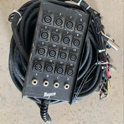Rapco 16-Channel 100' Stage Snake Cable Box with 4 Returns