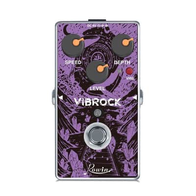 Rowin RE-02 Vibe Chorus Tremolo (uni-vibe) Pedal with box