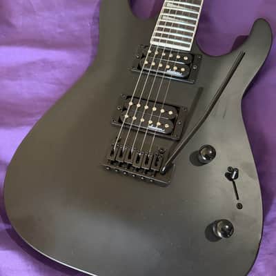 Jackson JS Series JS22 DKA ***SMALL HEADSTOCK DAMAGE*** Dinky Archtop with Amaranth Fretboard 2024 - Satin Black - Drop Tuned Metal Machine!