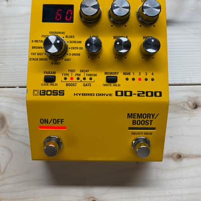 Boss OD-200 Overdrive 2019 - Present - Orange